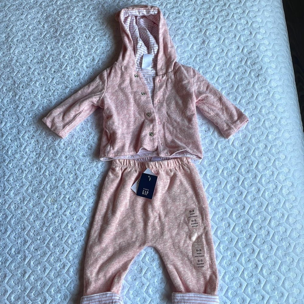 Brand new matching set from The Gap size 0-3 months